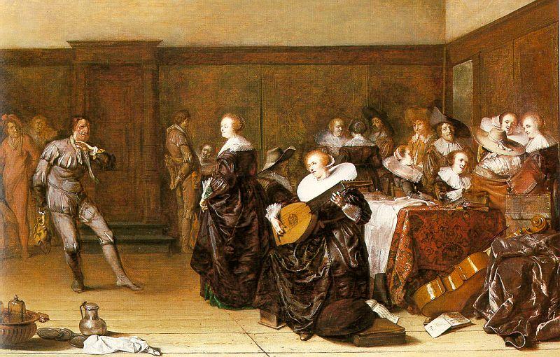 Pieter Codde Dancing Party oil painting image